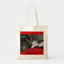 Got love - cats on a bag