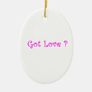 Got Love-oval ornament