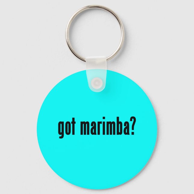 got marimba? key ring (Front)