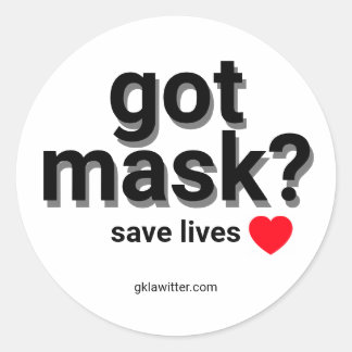 Got Mask? Sticker