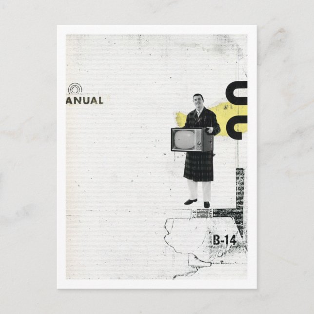 Got Me a TV Postcard (Front)