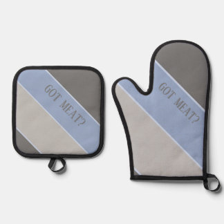Got Meat? Oven Mitt & Pot Holder Set