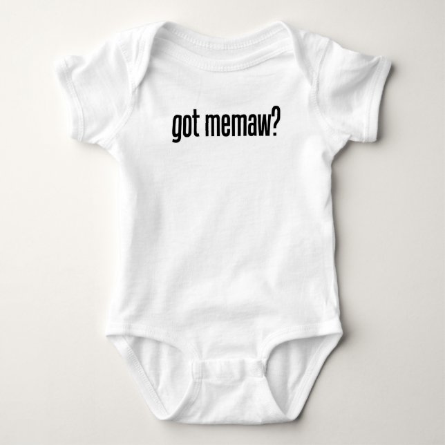 got memaw baby bodysuit (Front)