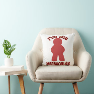 Got Mersonality Game Piece Hobby Fun Cushion