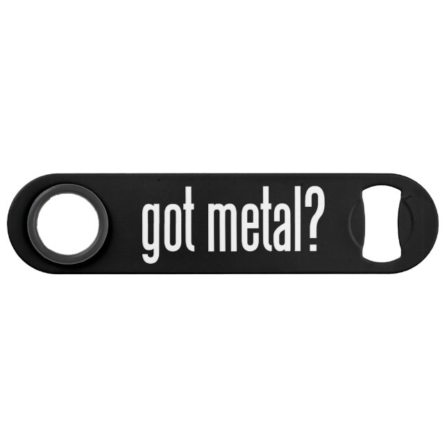 Got Metal? Bar Key (Front (Horizontal))