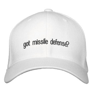got missile defence? embroidered hat