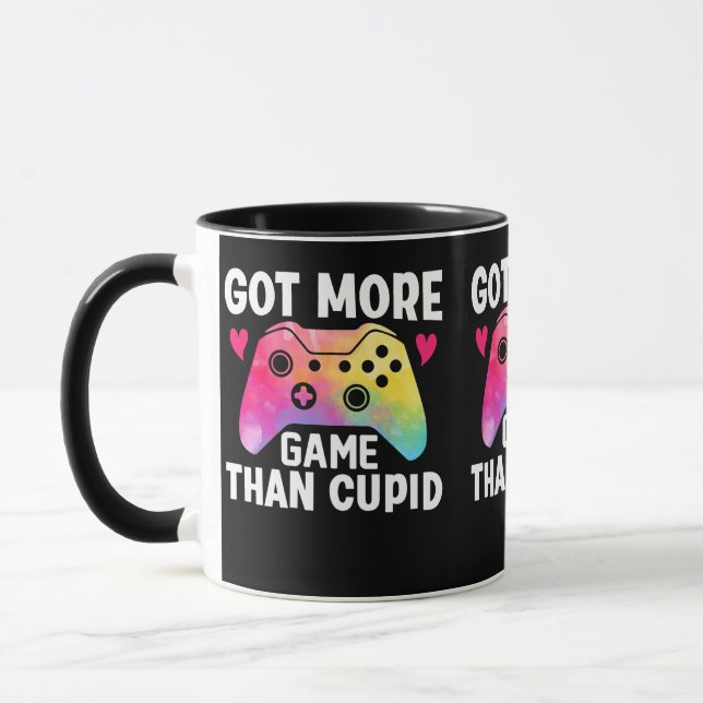 Got More Game Than Cupid Valentine Video Game Mug (Left)