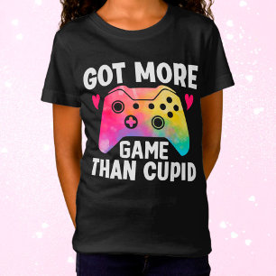 Got More Game Than Cupid Valentine Video Game T-Shirt
