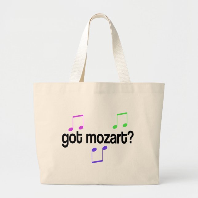 Got Mozart Large Tote Bag (Front)