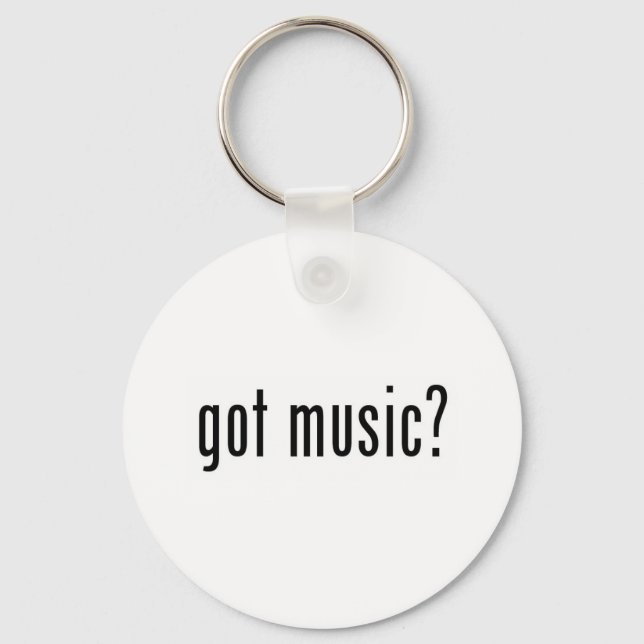 got music? key ring (Front)