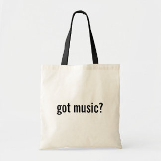 got music? tote bag