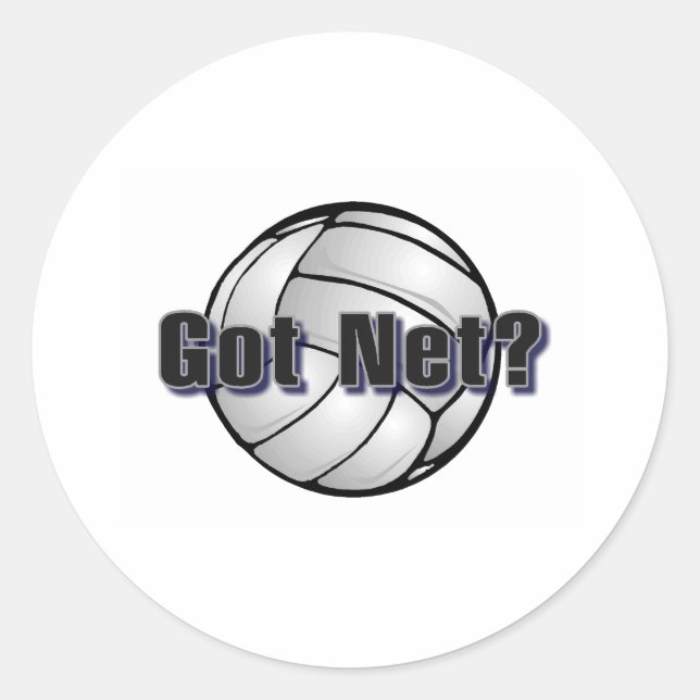 Got Net (Volleyball) Classic Round Sticker (Front)
