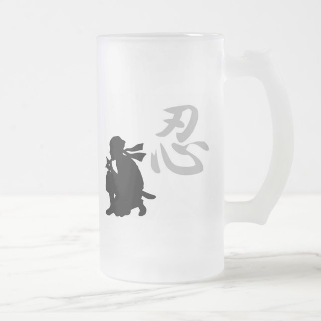 Got Ninja? Glass Mug (Right)