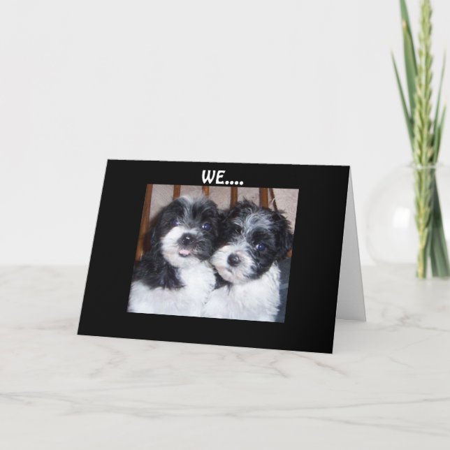 GOT OUR HEADS TOGETHER-BIRTHDAY CARD (Front)