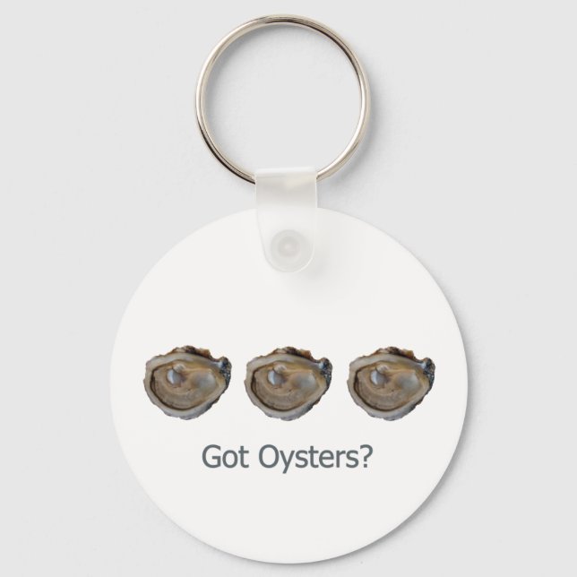 got oysters? key ring (Front)