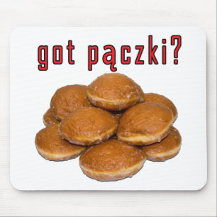 got paczki? Polish Dessert Mouse Mat