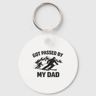 Got passed by dad skiing family winter sports fun key ring