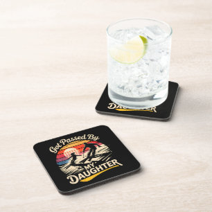 Got Passed By My Daughter Funny Skiing Ski Lover Coaster