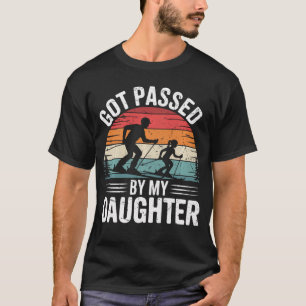 Got Passed by My Daughter Ski Dad Retro Snow Sport T-Shirt