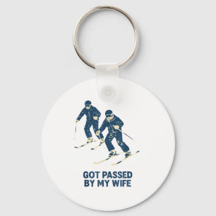 Got passed by my wife family ski trip dad humour key ring