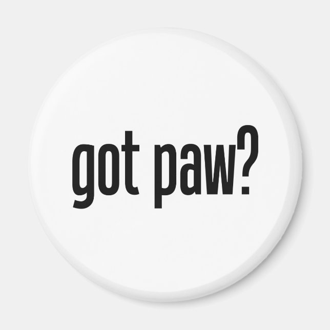 got paw magnet (Front)