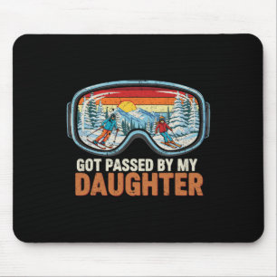 Got Ped By My Daughter Funny Family Skiing _1 Mouse Mat