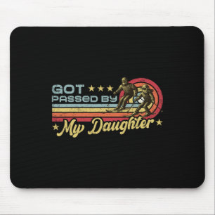 Got Ped By My Daughter Funny Quote Skiing Retro Vi Mouse Mat