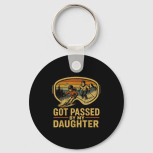 Got Ped By My Daughter Funny Ski Goggles Mountain  Key Ring