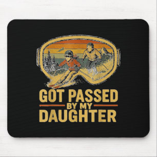 Got Ped By My Daughter Funny Ski Goggles Mountain Mouse Mat