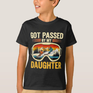 Got Ped By My Daughter Funny Ski Goggles Mountain T-Shirt