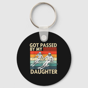 Got Ped By My Daughter Funny Ski  Key Ring