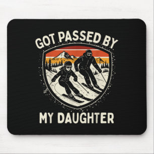Got Ped By My Daughter Funny Skiing _3  Mouse Mat