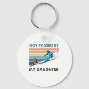 Got Ped By My Daughter Funny Skiing _43 Key Ring