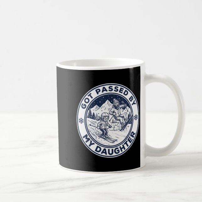 Got Ped By My Daughter Funny Skiing _6  Coffee Mug (Right)