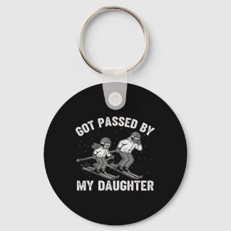 Got Ped By My Daughter Funny Skiing _7  Key Ring