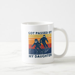 Got Ped By My Daughter Funny Skiing  Coffee Mug