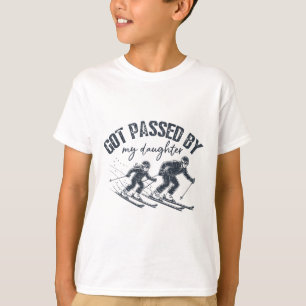 Got Ped By My Daughter Funny Skiing Dad Men  T-Shirt