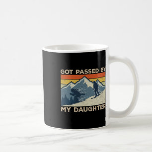 Got Ped By My Daughter Funny Skiing Dad Winter Ret Coffee Mug