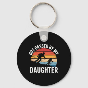 Got Ped By My Daughter Funny Skiing Retro Ski Love Key Ring