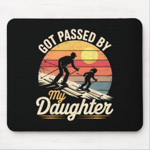 Got Ped By My Daughter Funny Skiing Ski Lover Skie Mouse Mat
