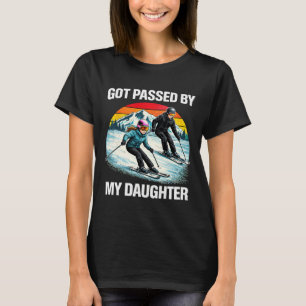 Got Ped By My Daughter Funny Skiing Snowboarding D T-Shirt