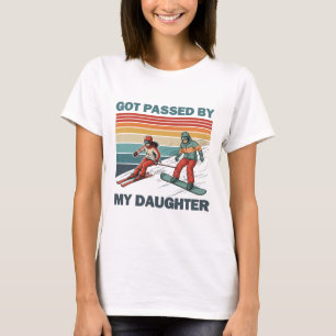 Got Ped By My Daughter Funny Skiing Snowboarding  T-Shirt