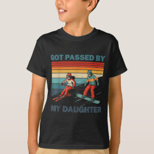 Got Ped By My Daughter Funny Skiing Snowboarding T-Shirt