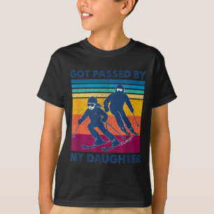 Got Ped By My Daughter Funny Skiing T-Shirt