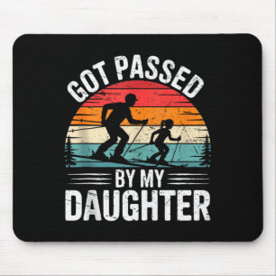 Got Ped By My Daughter Ski Dad Retro Snow Sports D Mouse Mat