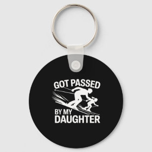 Got Ped By My Daughter Ski  Key Ring