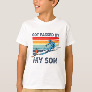 Got Ped By My Son Funny Snow Skiing Family T-Shirt