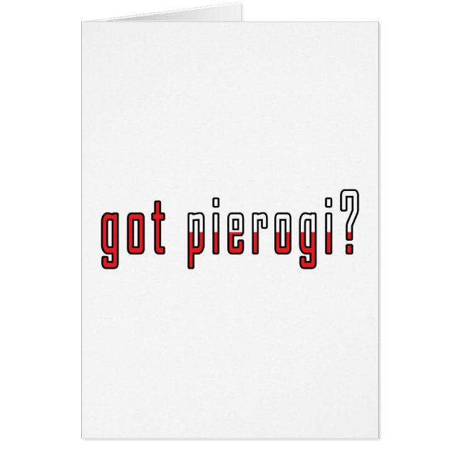 got pierogi? Flag (Front)