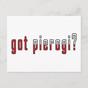 got pierogi? Flag Postcard
