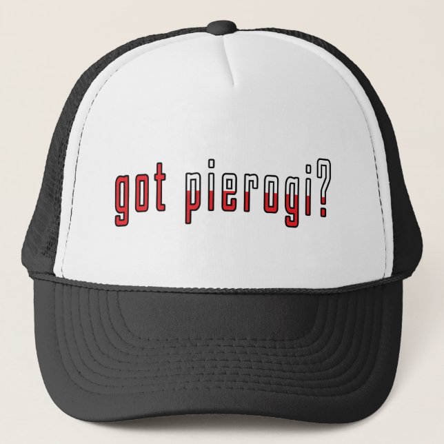 got pierogi? Flag Trucker Hat (Front)